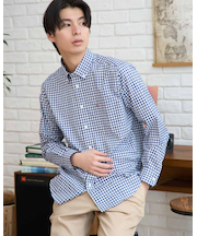 ギンガムチェックシャツ