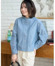 シャンブレーシャツ