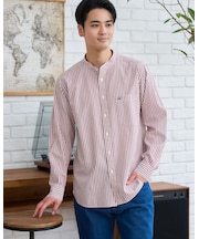 バンドカラーシャツ