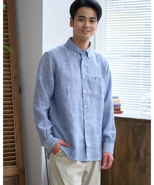 フレンチリネンシャツ