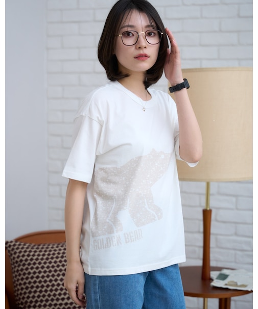 ベアプリントTシャツ
