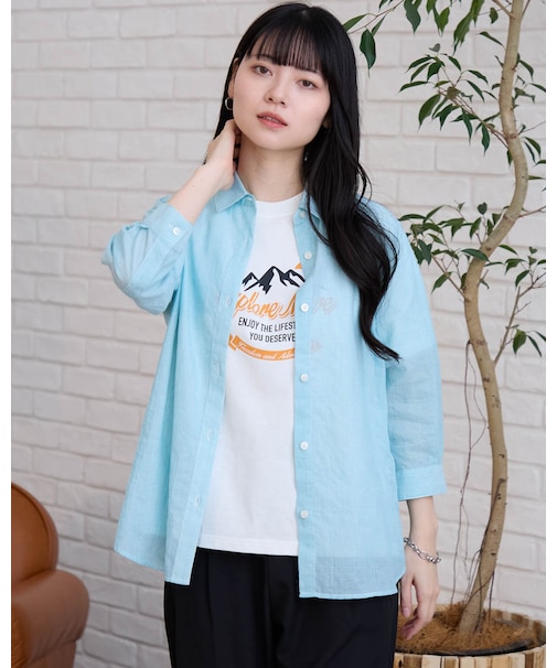 PUシャーリングシャツ