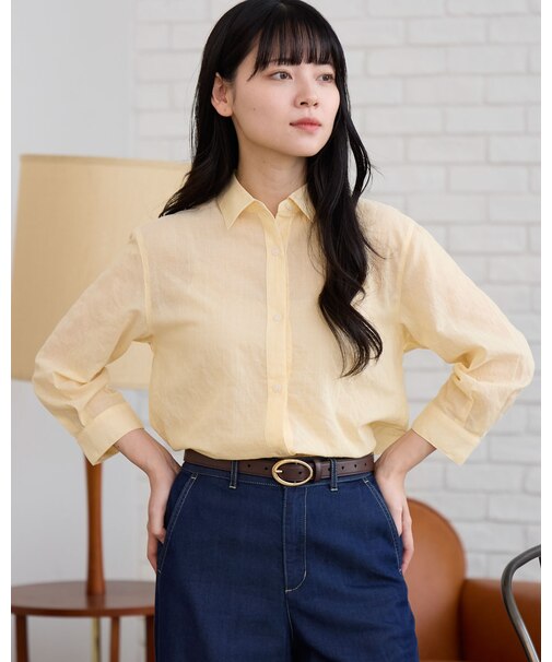 PUシャーリングシャツ
