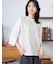 ストライプ袖ボタンTシャツ