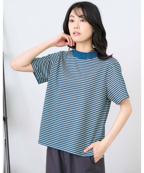 ハイネックボーダーTシャツ｜ゴールデンベアの通販｜&mall（アンド