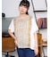 オーガニックコットンプリント切替Tシャツ
