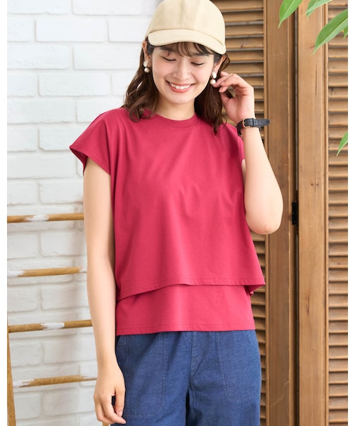 レイヤードTシャツ