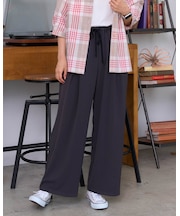 タックワイドパンツ