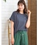 バックロゴTシャツ