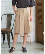 ワンタックハーフパンツ