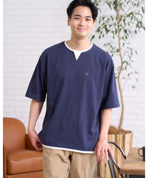 GB天竺キーネックTシャツ