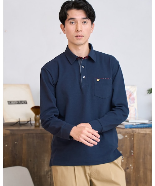 長袖ポロシャツ｜ゴールデンベアの通販｜&mall（アンドモール）三井