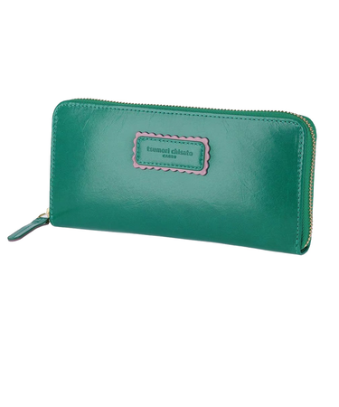 57901シンプルバイカラー ラウンド長財布 [tsumori chisato CARRY][ツモリチサト キャリー]