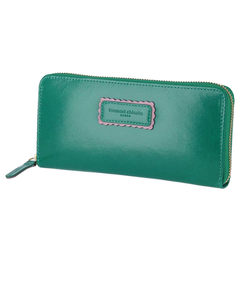 57901シンプルバイカラー ラウンド長財布 [tsumori chisato CARRY][ツモリチサト キャリー]