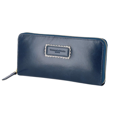 57901シンプルバイカラー ラウンド長財布 [tsumori chisato CARRY][ツモリチサト キャリー]