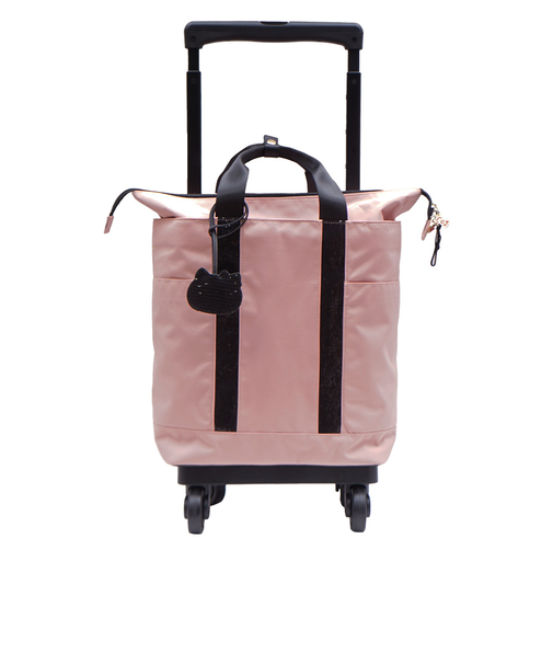 D579-M18キャリーバッグ 4輪ストッパー付 スパンコール ハローキティコラボ [SWANY][スワニー]