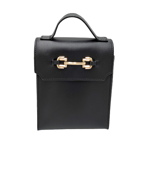 RTG22133ゴールドカラーバックル スクエア ミニショルダーバッグ