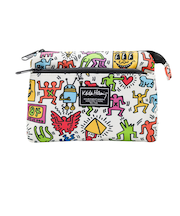 15801フラットポーチ[KeithHaring][キースヘリング]