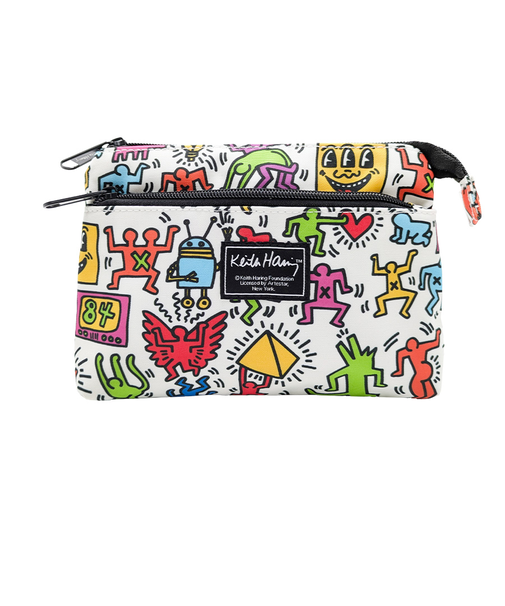15801フラットポーチ[KeithHaring][キースヘリング]
