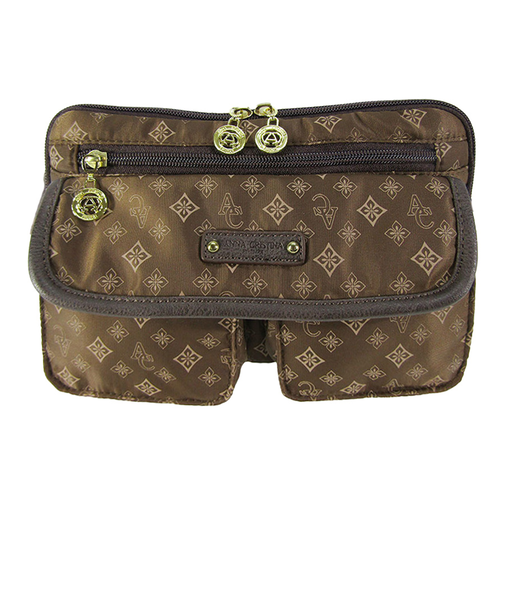 4A47-00薄型 ウエストポーチ [ANNA CRISTINA][アンナクリスティーナ]