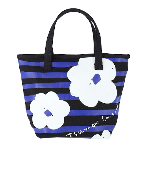 50865フラワーボーダー トートバッグ M [tsumori chisato CARRY