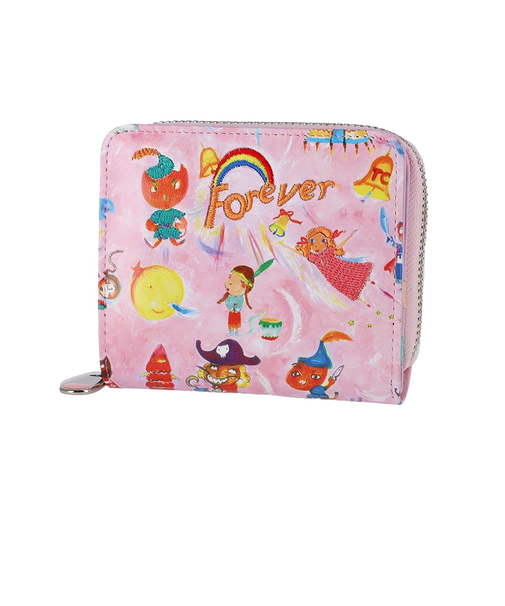 57896ピーターパン ラウンドファスナー 2つ折り財布 [tsumori chisato CARRY][ツモリチサト キャリー]