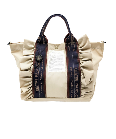 CL2403362WAY FRILL TOTE “THAMES”-L- [THEATRE PRODUCTS][シアタープロダクツ]