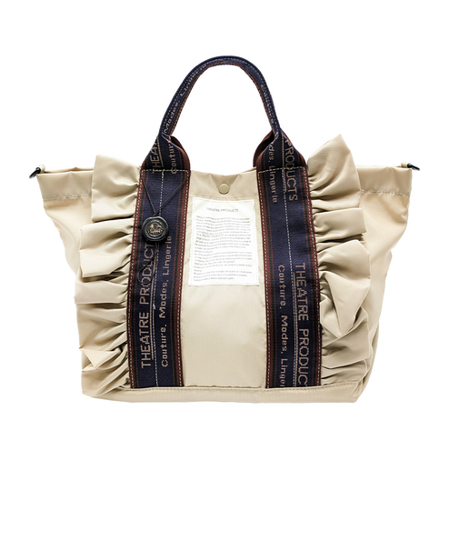 CL2403362WAY FRILL TOTE “THAMES”-L- [THEATRE PRODUCTS][シアタープロダクツ]