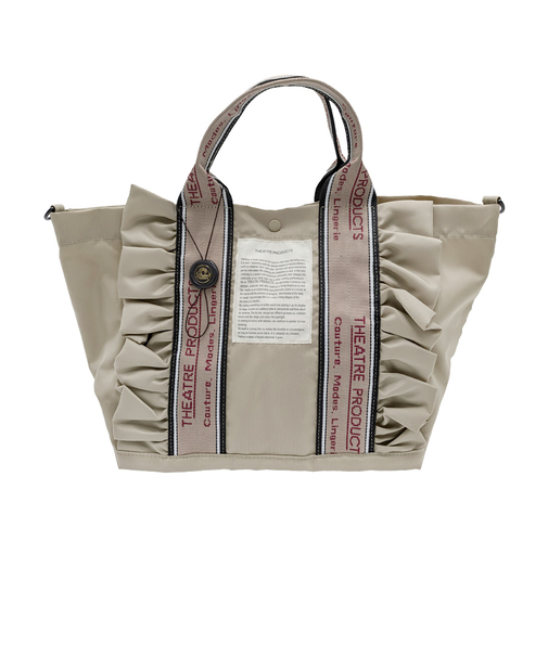 CL2403622WAY FRILL TOTE “THAMES”-L- [THEATRE PRODUCTS][シアタープロダクツ]