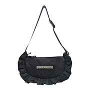 CL240858NYLON FRILL ROUND SHOULDER BAG -L-  [THEATRE PRODUCTS][シアタープロダクツ]