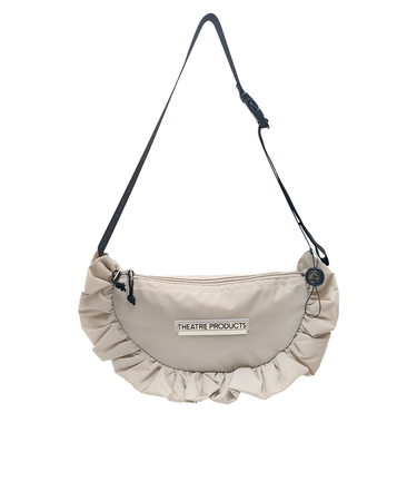 CL240858NYLON FRILL ROUND SHOULDER BAG -L-  [THEATRE PRODUCTS][シアタープロダクツ]