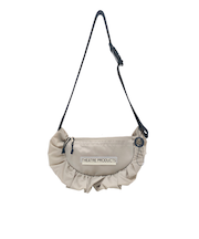 CL240859NYLON FRILL ROUND SHOULDER BAG -M-  [THEATRE PRODUCTS][シアタープロダクツ]