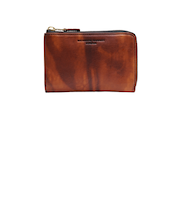 490-59202フルイド 本革 L字型ファスナー 二つ折り財布 [キャサリンハムネット][KATHARINE HAMNETT LONDON]