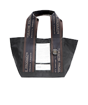 CL220308RECYCLE BOTTLE JACQUARDTAPE SQUARE TOTE  トートバッグ[THEATRE PRODUCTS][シアタープロダクツ]