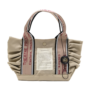 CL2310352WAY POLYESTER FRILL TOTE “THAMES”-S-  トートバッグ[THEATRE PRODUCTS][シアタープロダクツ]