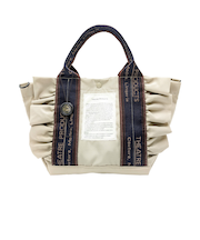 CL2403632WAY POLYESTER FRILL TOTE “THAMES”-M- トートバッグ [THEATRE PRODUCTS][シアタープロダクツ]