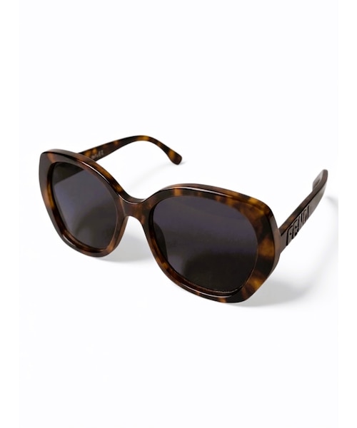 フェンディ  FF0395 バタフライフレームサングラス レディース 60□16-145 FENDI - フェンディ FF0395 バタフライフレームサングラス レディース
