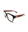 GUCCI メガネ レディースワイドスクエア インジェクションフレーム ハバナ×ピンク GG2193O-004