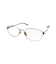GUCCI メガネ レディース オーバル  メタルフレーム シルバー GG2234OA-002