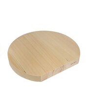味1292 丸まな板 木曽ひのき 厚 300mm