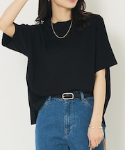 【大人の推しT!】シルケット天竺ワイドTシャツ