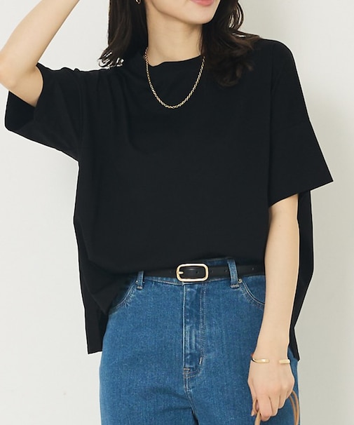 【大人の推しT!】シルケット天竺ワイドTシャツ