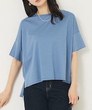 【大人の推しT!】シルケット天竺ワイドTシャツ