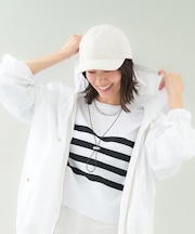 コットンナイロンキャップ(ストラップ付)