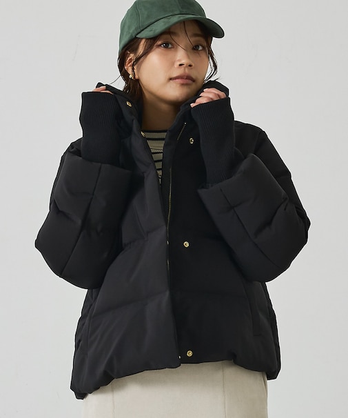 【WEB Domani掲載】袖リブシームレススタンドダウン