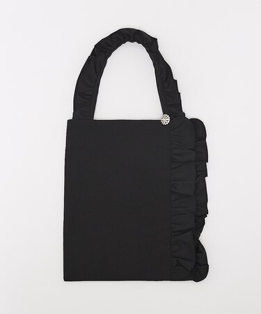 【エニデイカセット】フリルトートバック