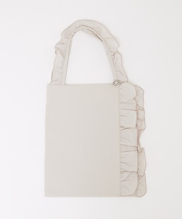 【エニデイカセット】フリルトートバック