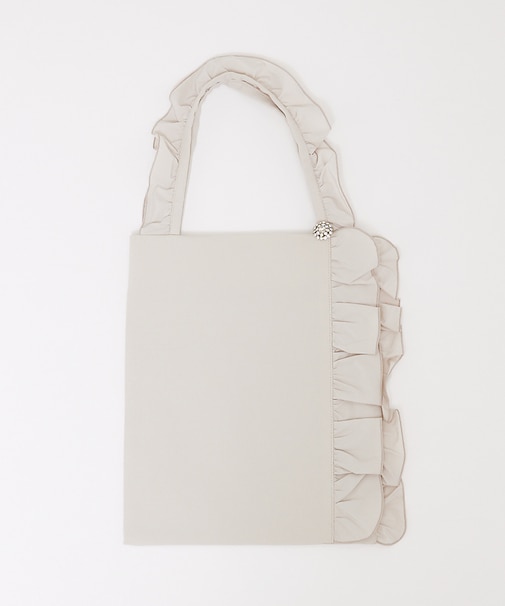 【エニデイカセット】フリルトートバック