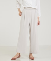 【エニデイカセット】タックストレートパンツ