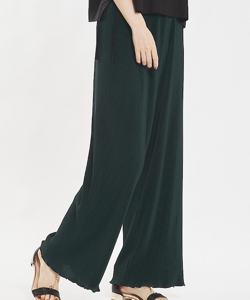 クリスタルプリーツパンツ